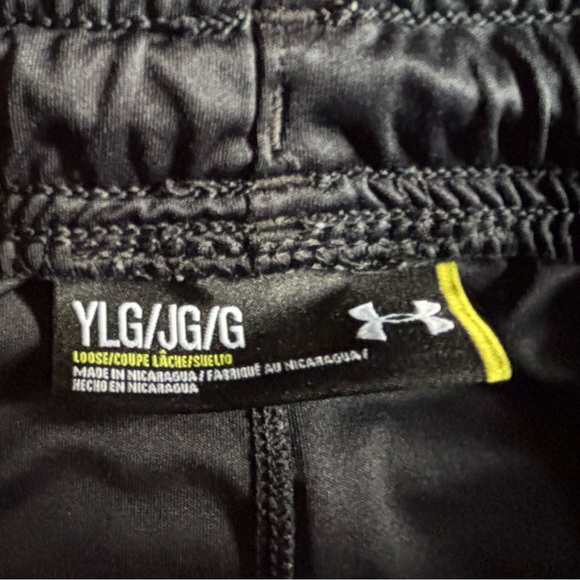 Under Armour Black Shorts with Yellow Detail - Picture 3 of 3